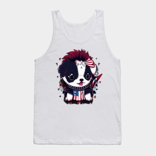 Cute Dog 4th of July Firework Fido Tank Top